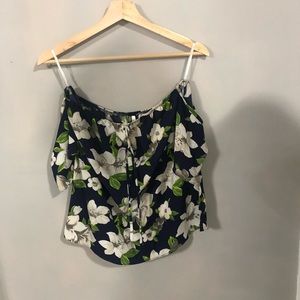 Floral off the shoulder top
